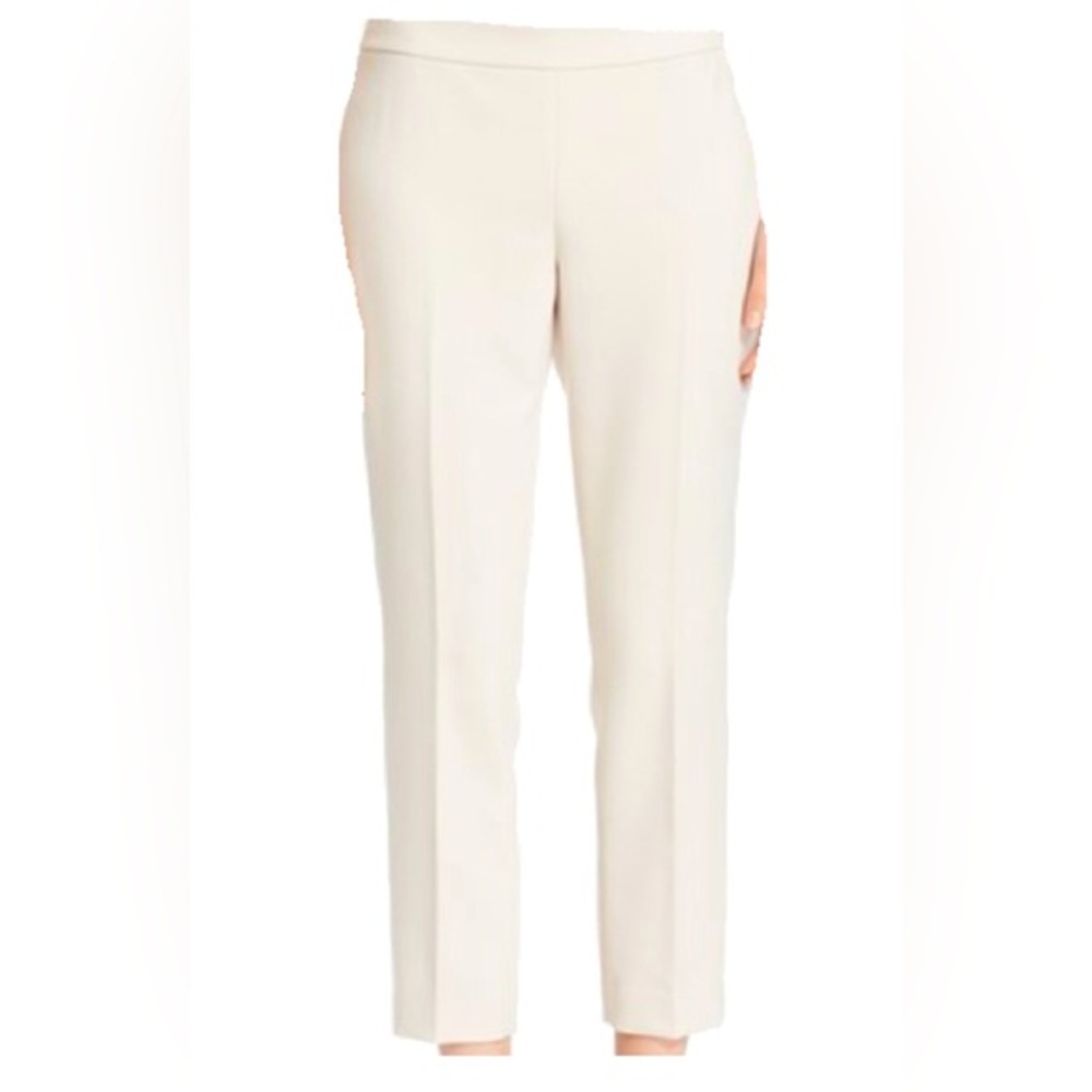Kate Spade NWT Cobie Cigarette Pants Cream Ivory Ankle Size 10